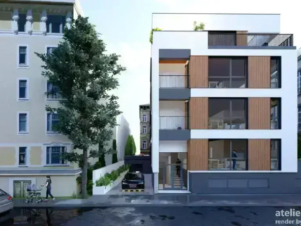 Apartament 3 camere, terasa 59 mp, curte 103 mp, balcon 6mp I Bloc nou