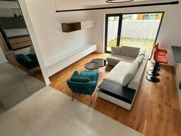 Duplex 4 camere cu gradina